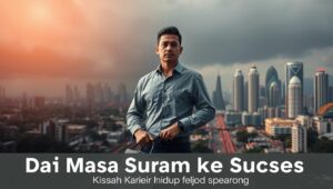 karier hidup seorang pria dari masa suram menjadi sukses